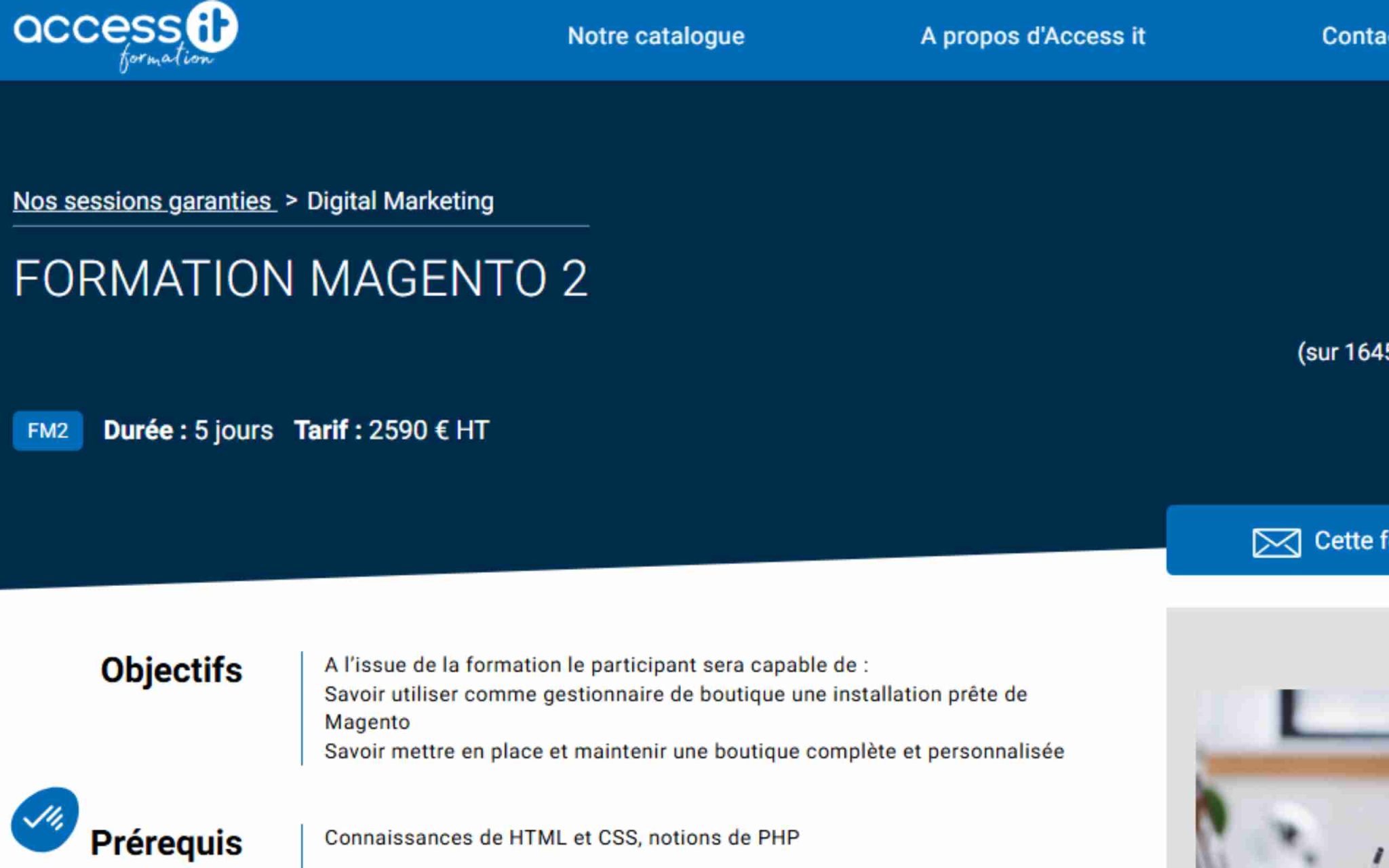 Formation Magento 2 - Access IT