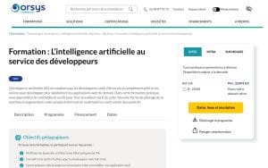 L’intelligence artificielle au service des développeurs - Orsys