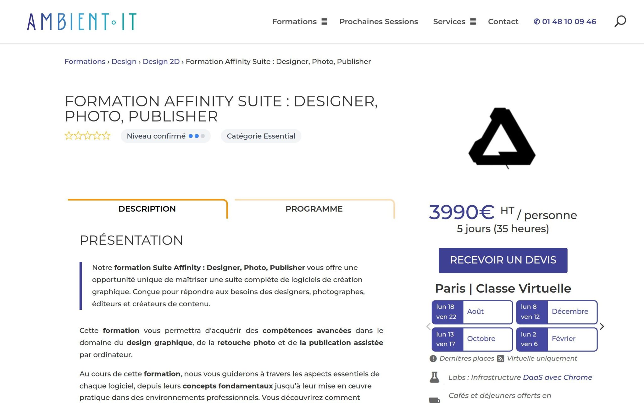 Formation Affinity Suite : Designer, Photo, Publisher - Ambient IT