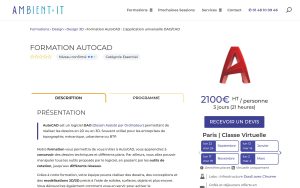 Formation AutoCAD – Ambient IT