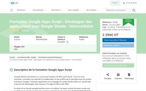 Formation Google Apps Script – Plb Consultant
