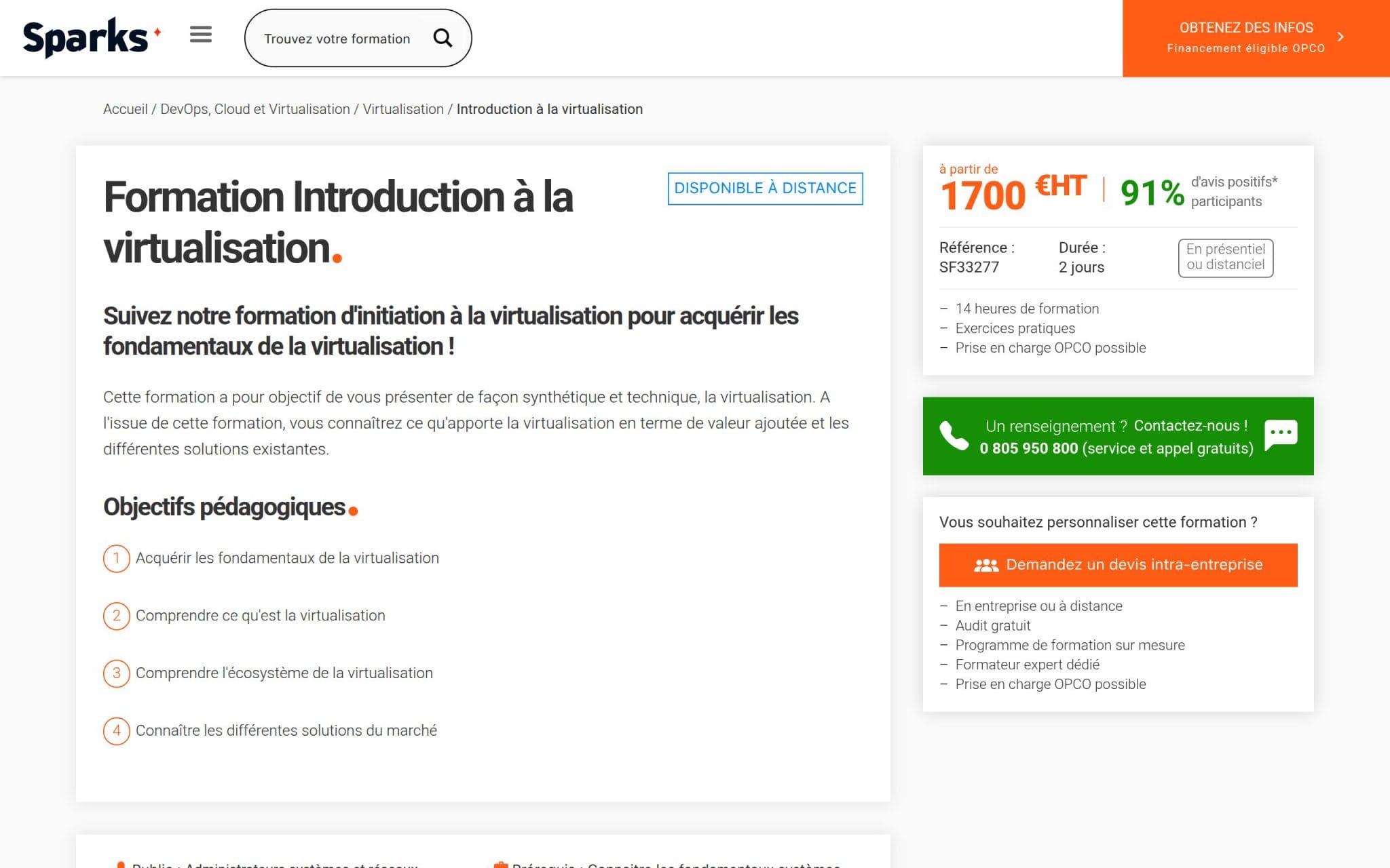 Formation Introduction Ă la virtualisation - Sparks