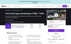 Citrix Virtual apps and Desktops 7 1909 – 7 2212 – Udemy