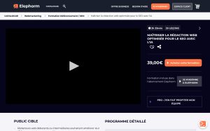 Maîtriser la rédaction web optimisée pour le SEO avec l’IA – Elephorm