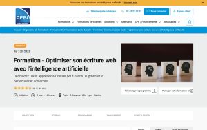 Optimiser son écriture web avec l’intelligence artificielle – CFPJ