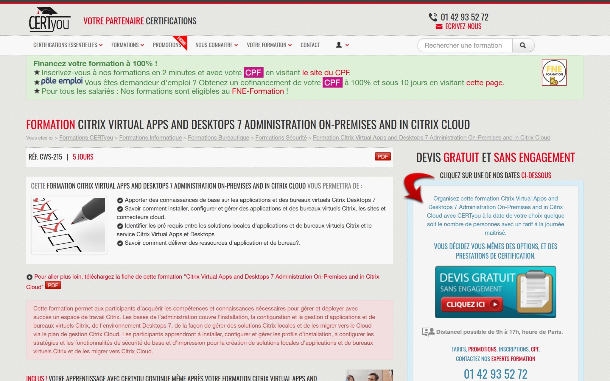 Formation Citrix Virtual Apps and Desktops 7 Administration On-Premises and in Citrix Cloud - CertYou