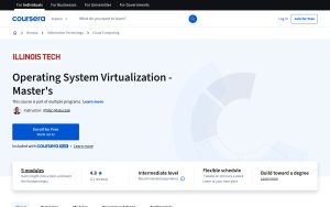 Virtualisation des systèmes d’exploitation – Master – Coursera