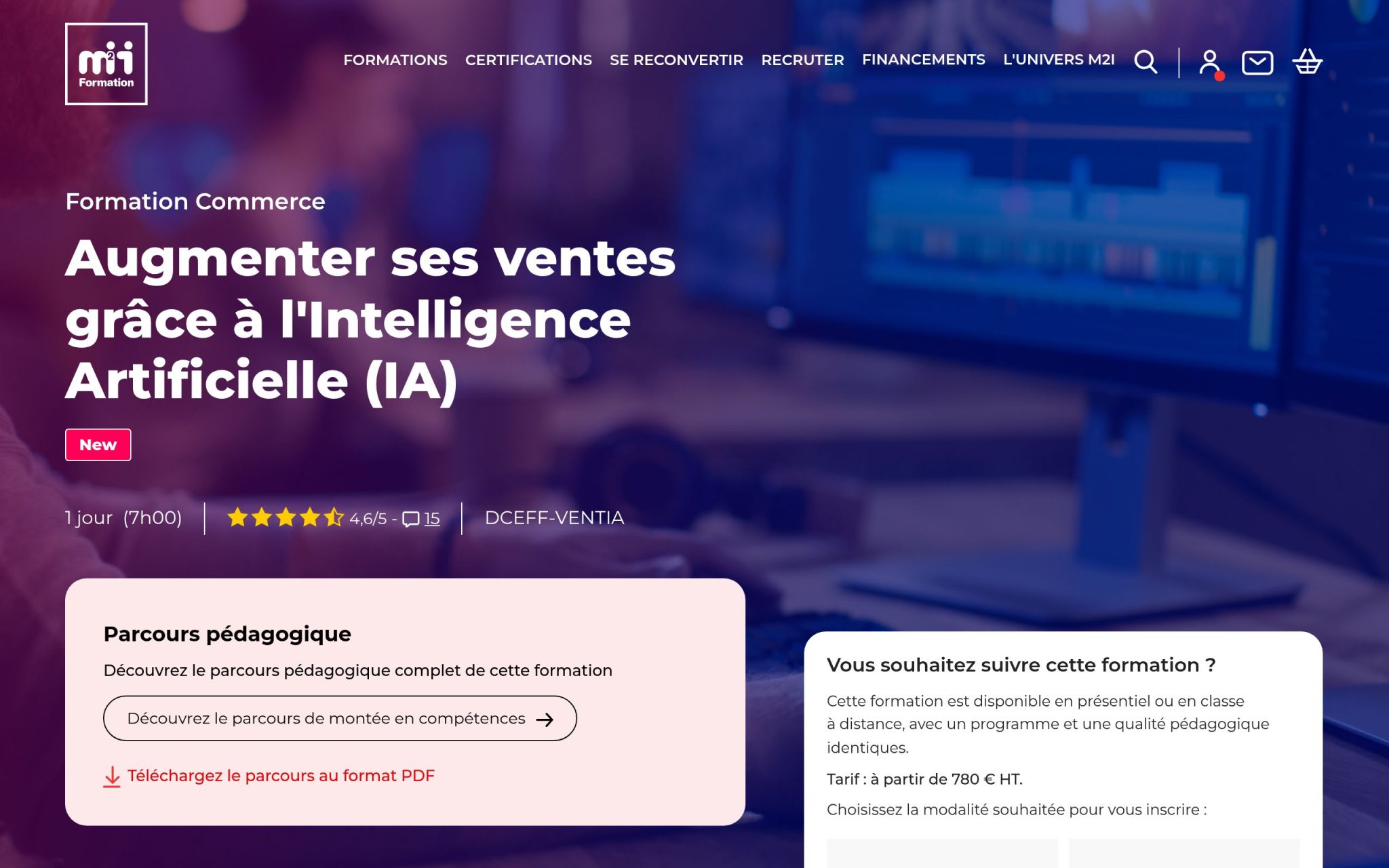 Augmenter ses ventes grâce à l'Intelligence Artificielle (IA) - M2i