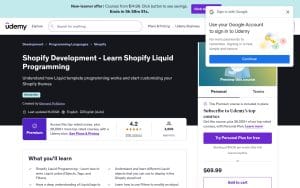 Développement Shopify - Apprendre la programmation Liquid Shopify - Udemy