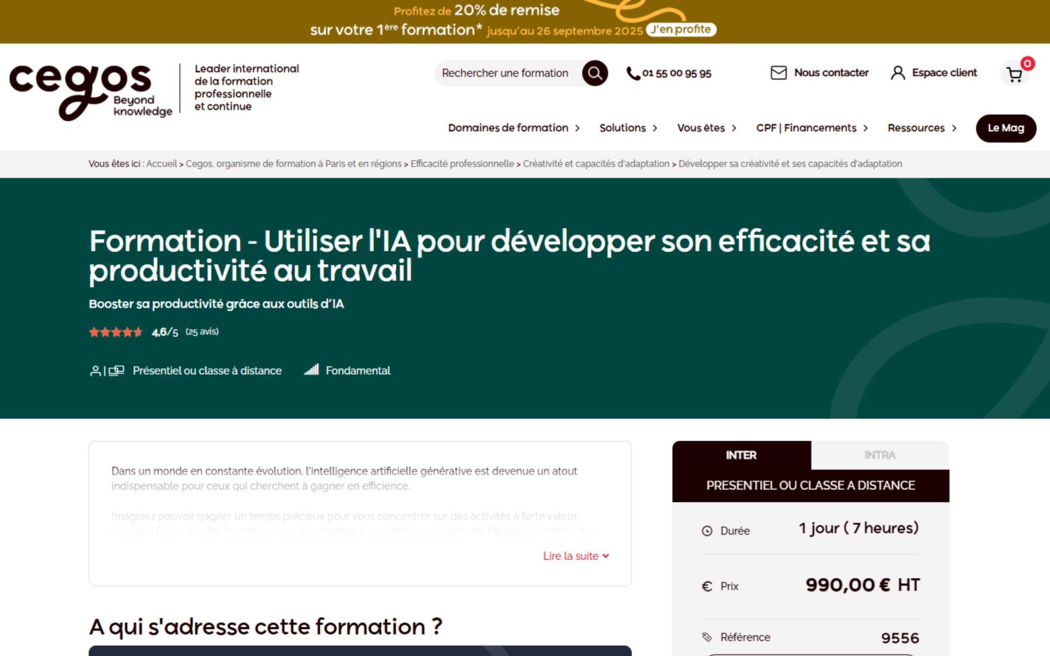 Utiliser l'IA pour développer son efficacité et sa productivité au travail - Cegos