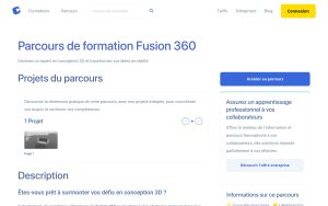 Parcours de formation Fusion 360 – Alphorm