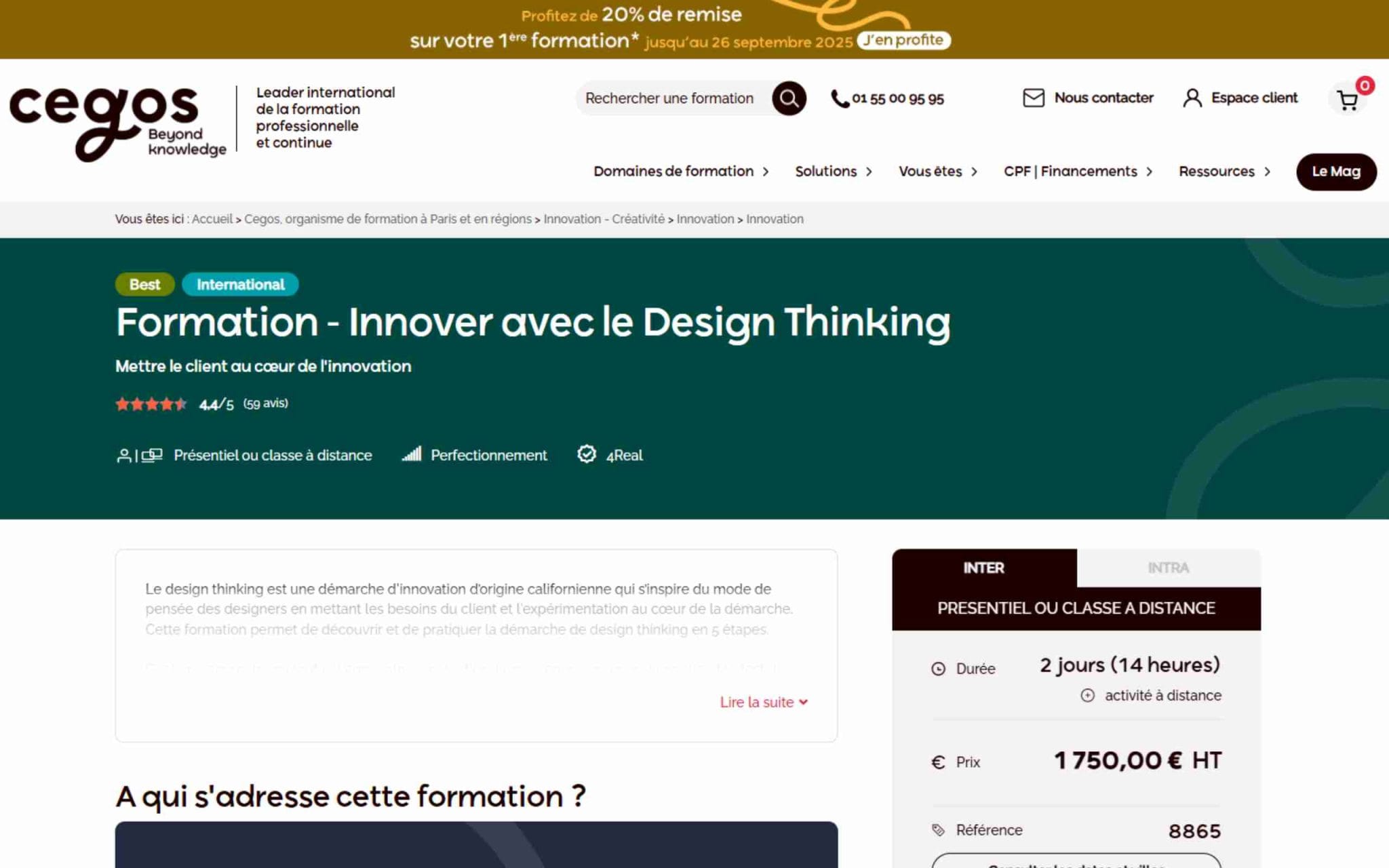 Innover avec le Design Thinking - Cegos
