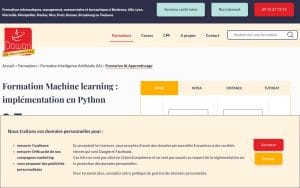 Formation Machine learning : implémentation en Python - Dawan