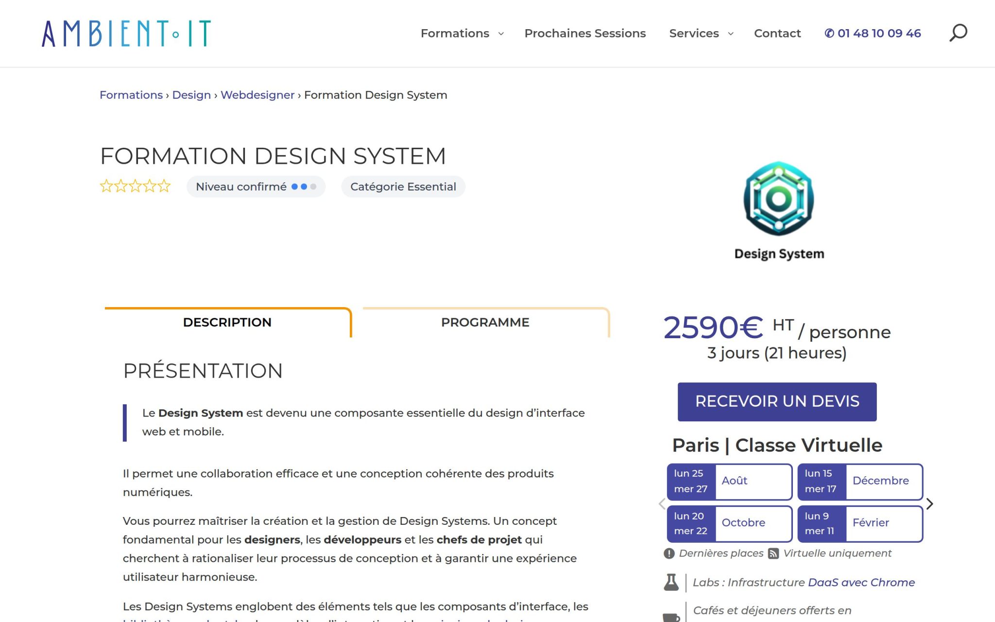 Formation Design System - Ambient IT