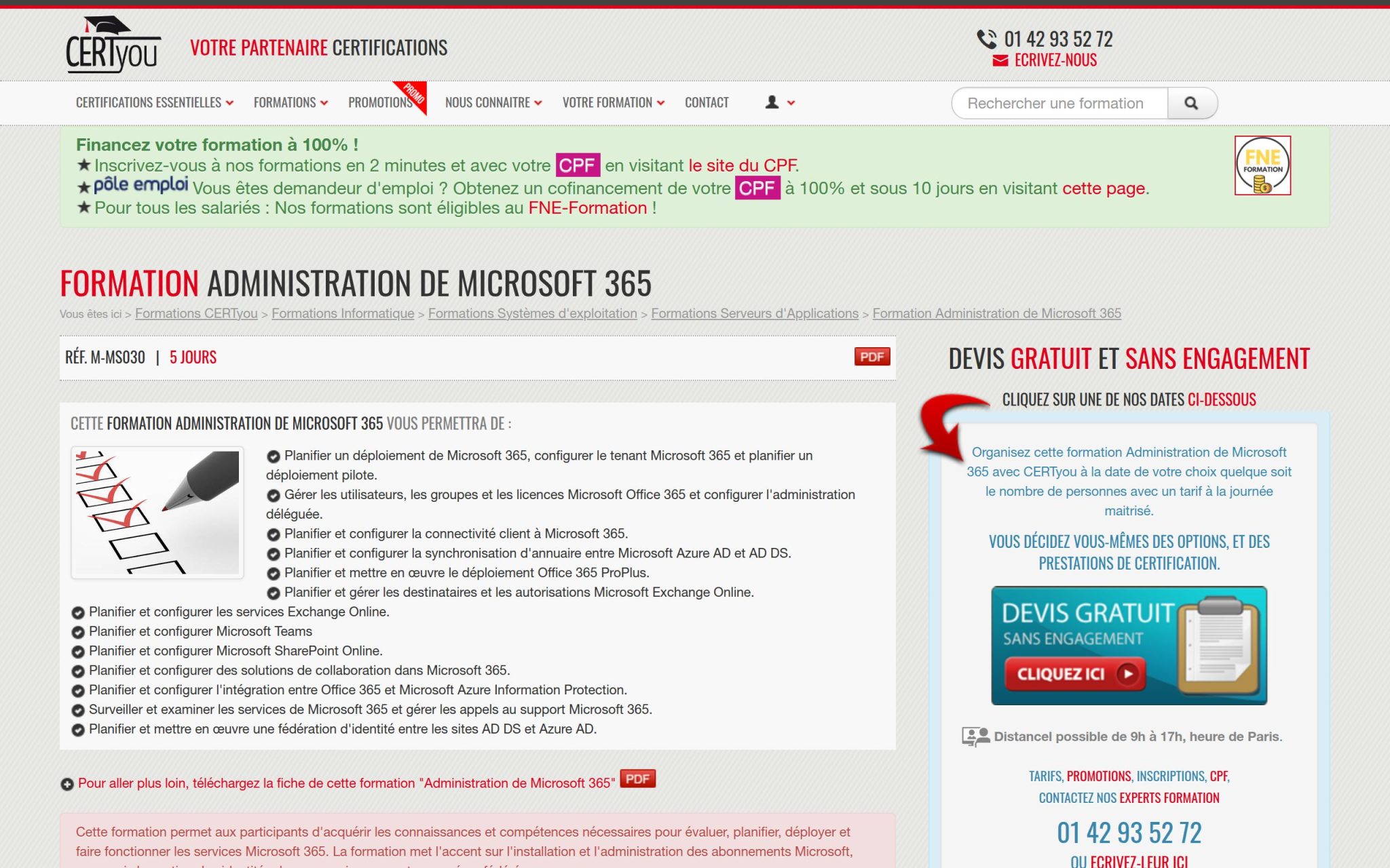 Formation Administration de Microsoft 365 - CertYou