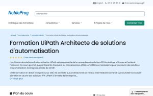 Formation UiPath Architecte de solutions d’automatisation – NobleProg