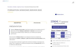 Formation Windows Server 2022 – Ambient IT
