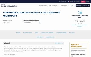 Administration des accès et de l’identité Microsoft – Skillsoft Global Knowledge