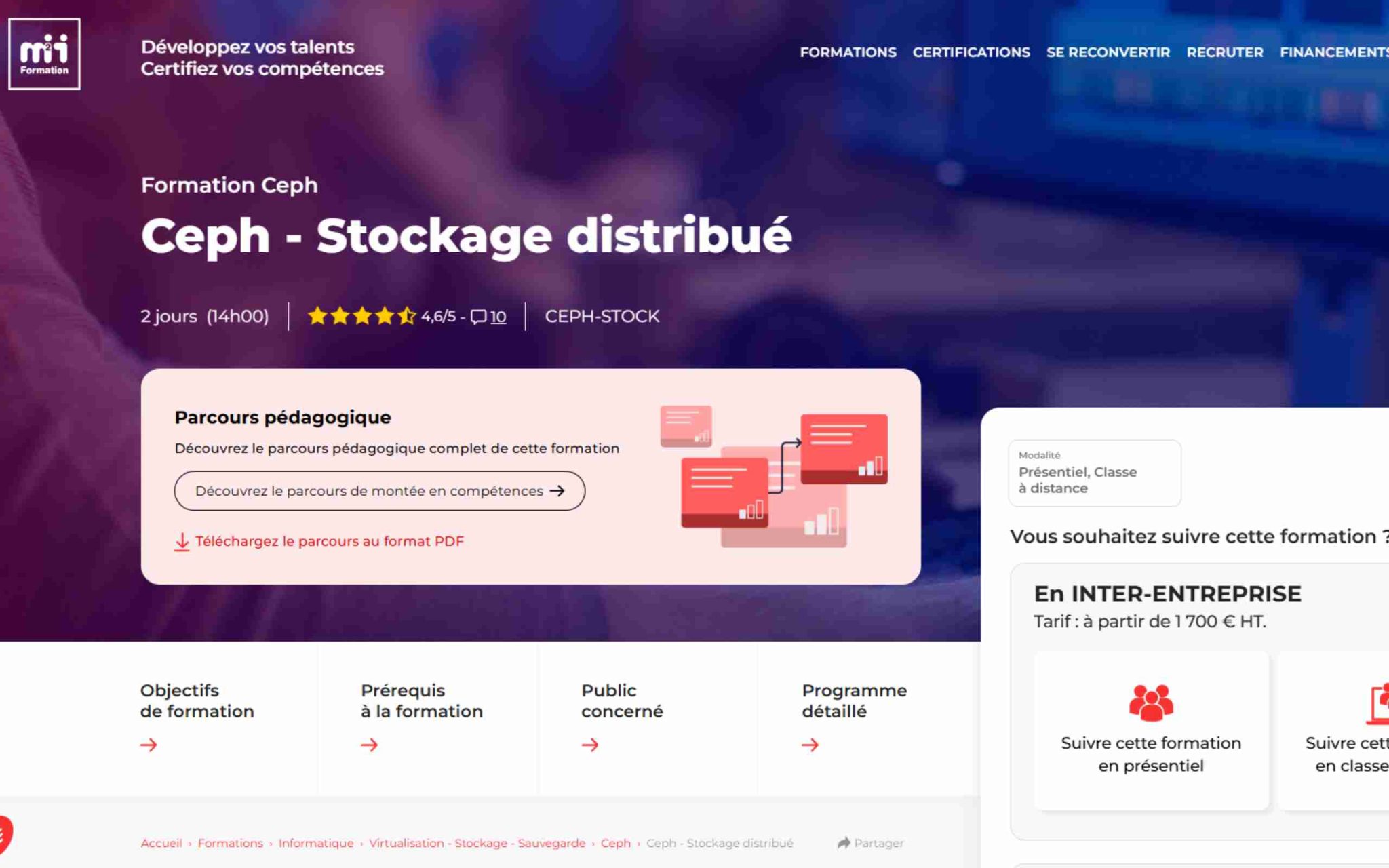 Ceph - Stockage distribué - M2i