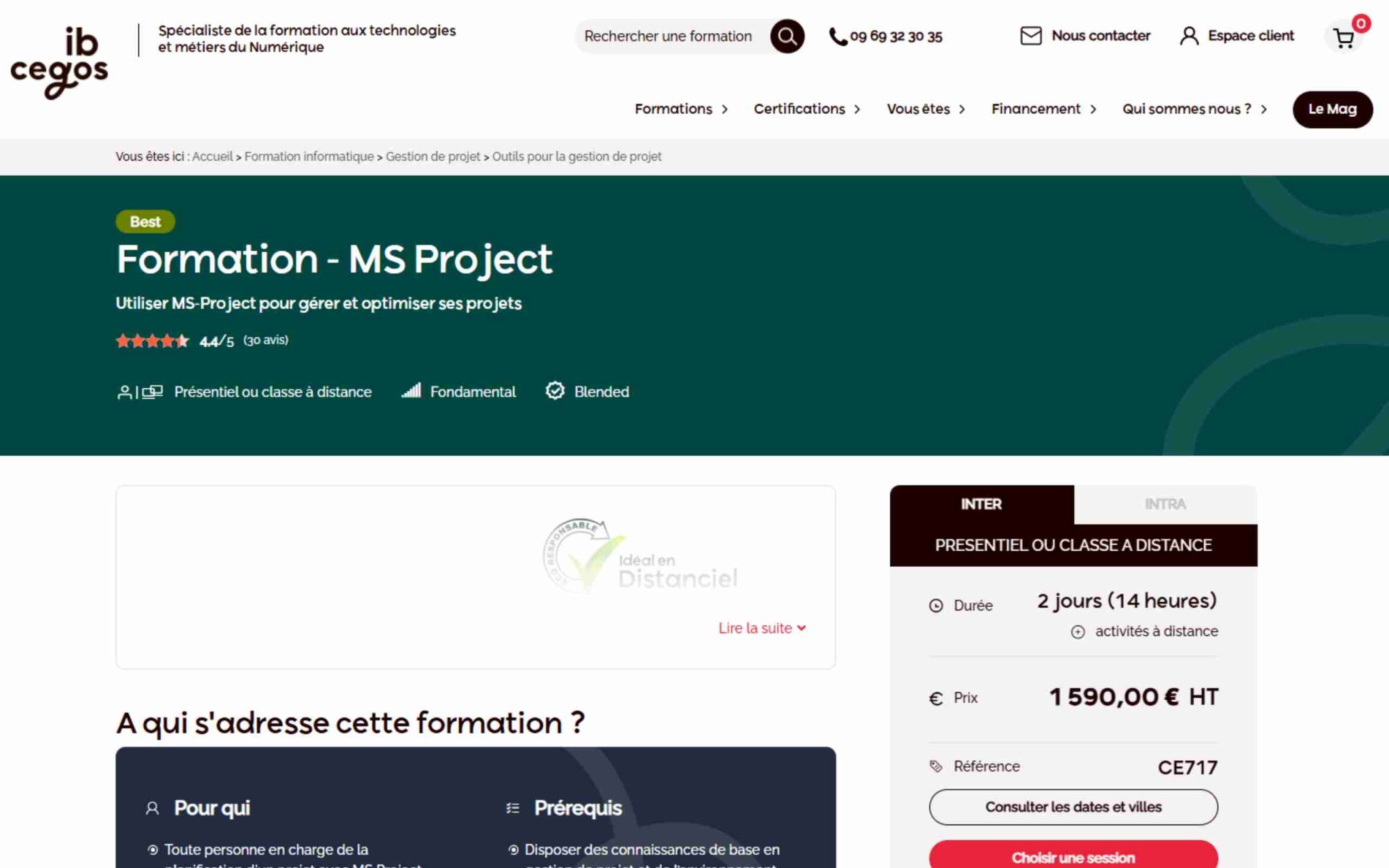MS Project - ib Cegos