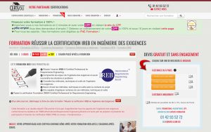 Formation Réussir la certification IREB en Ingénierie des Exigences – CertYou