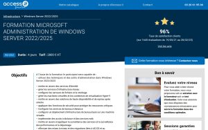 Formation Microsoft Administration de Windows Server 2019 2022 – Access IT