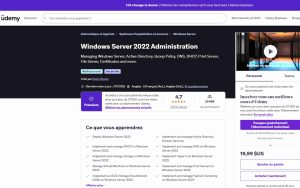 Windows Server 2022 Administration – Udemy