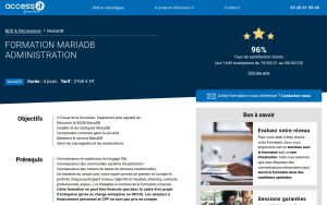 Formation MariaDB Administration – Access IT