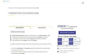 Formation CockroachDB – Ambient IT