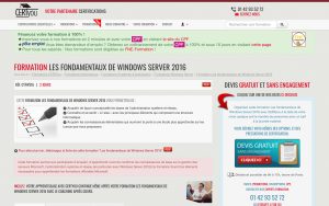 Formation Les fondamentaux de Windows Server 2016 – CertYou