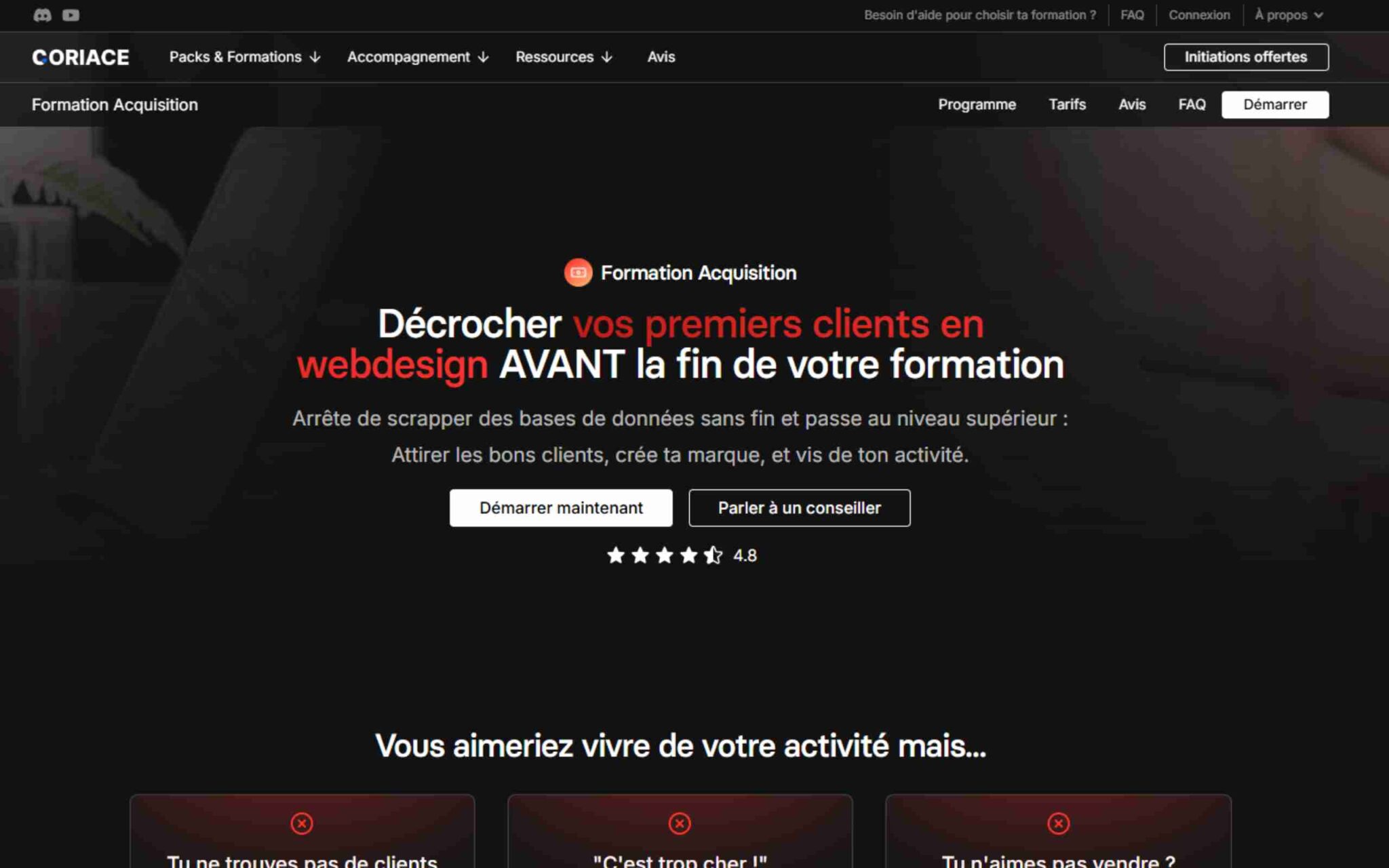 Acquisition Freelance - CORIACE