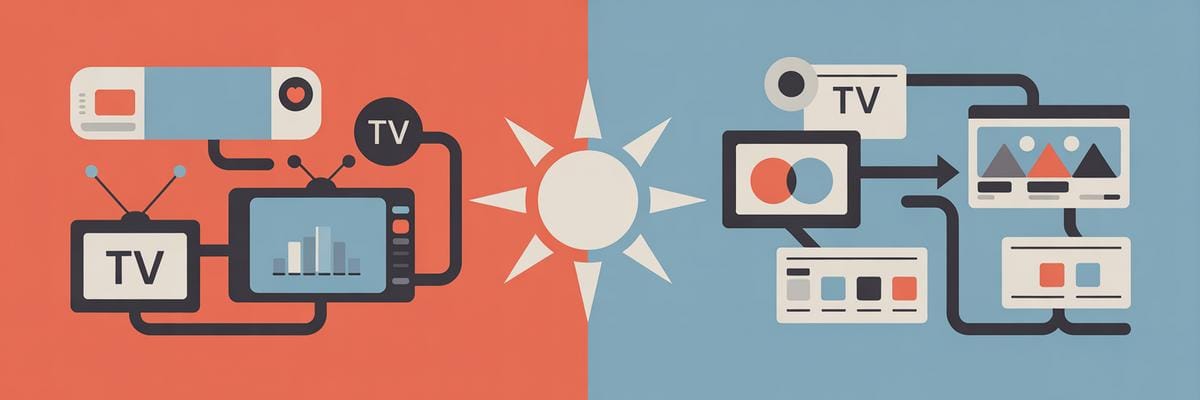 Tableau comparatif des différences clés entre marketing digital et traditionnel