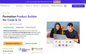 Product Builder No-Code & IA – DataScientest.com