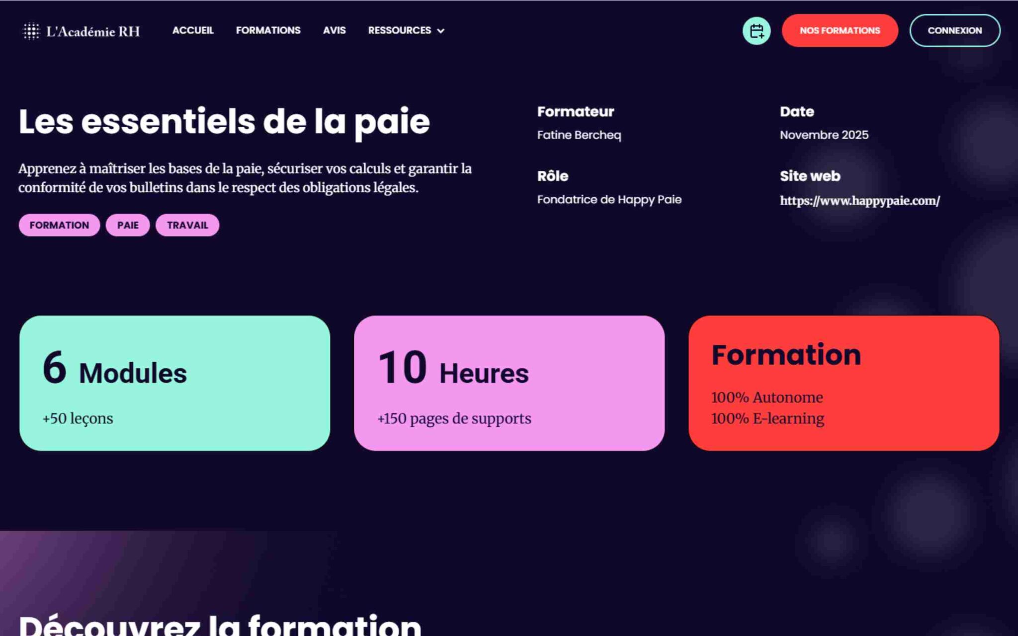 Les essentiels de la paie - Académie RH