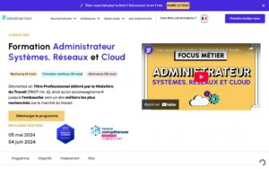 Formation Administrateur Systèmes, Réseaux et Cloud – DataScientest.com