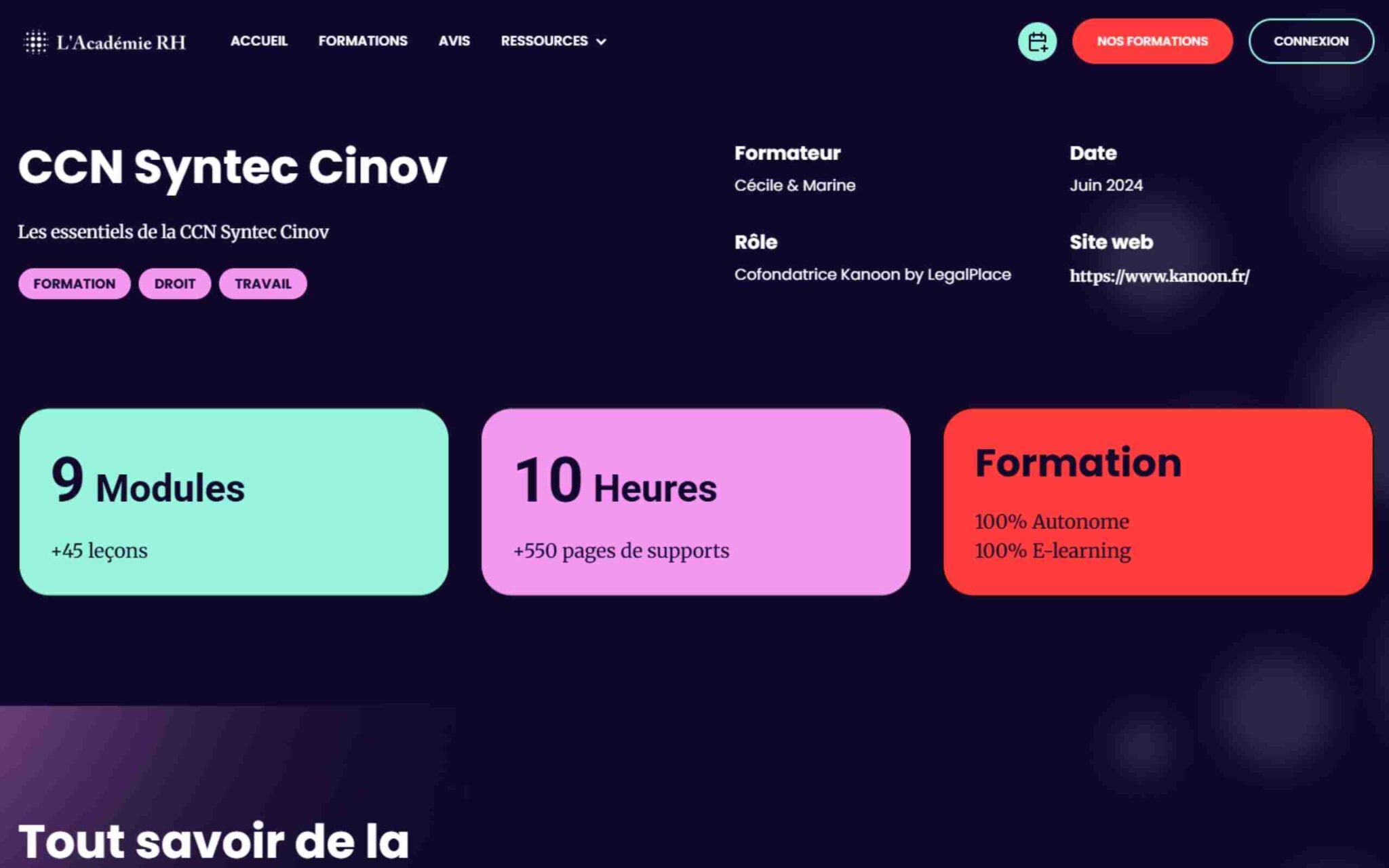 CCN SYNTEC - Académie RH