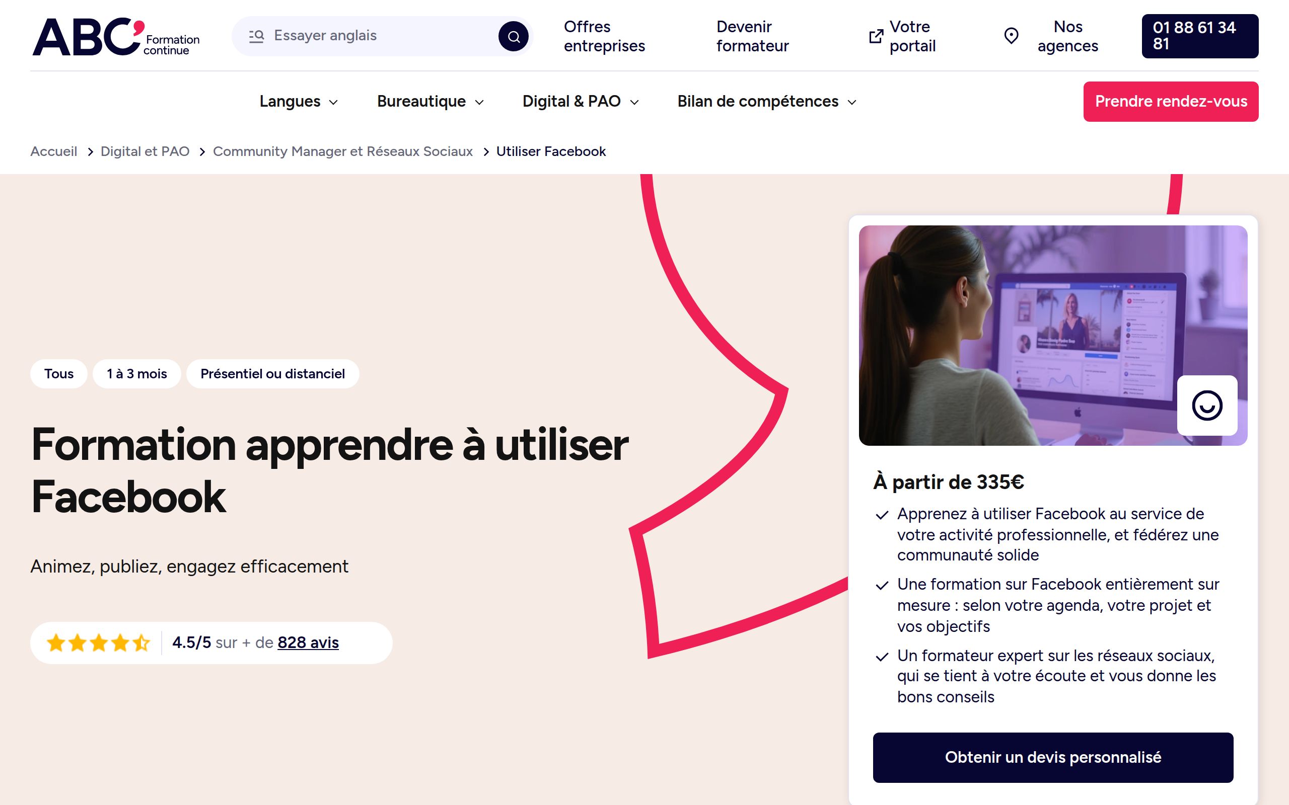Utiliser Facebook – ABC FORMATION CONTINUE