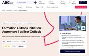 Outlook Initiation – ABC FORMATION CONTINUE