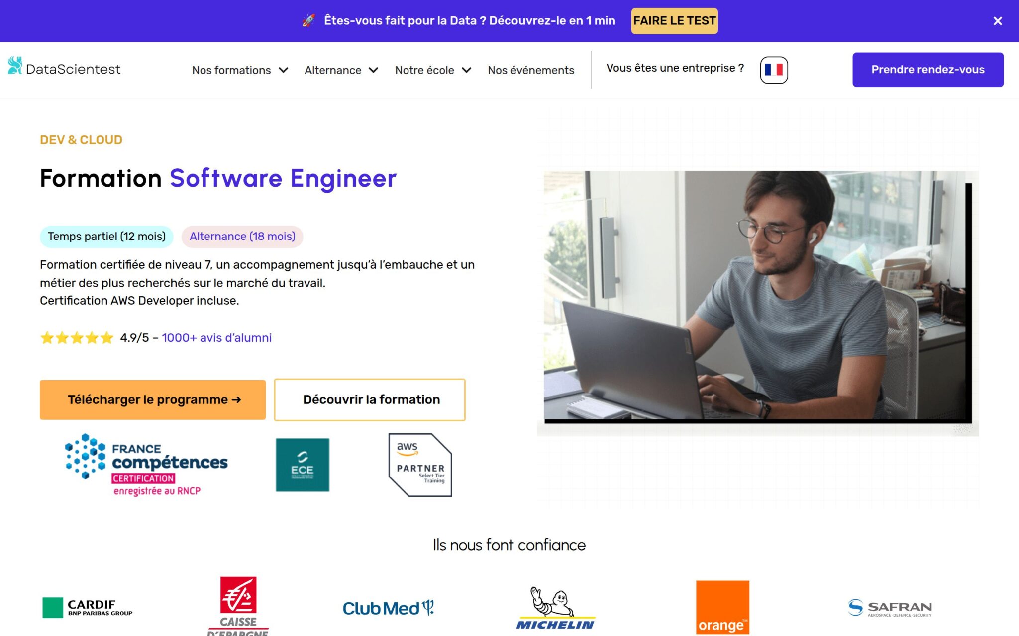 Software Engineer - DataScientest.com