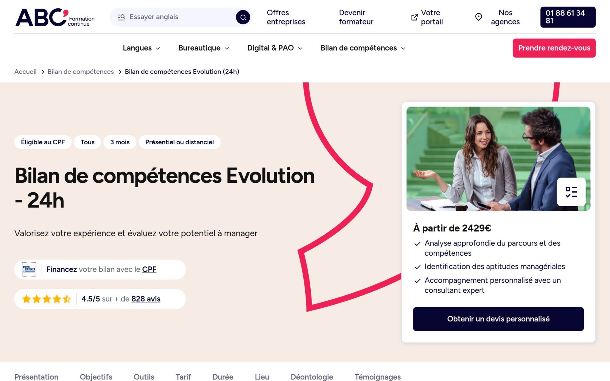 Bilan de compétences - Evolution 24 Heures - ABC FORMATION CONTINUE