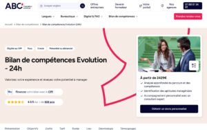 Bilan de compétences – Evolution 24 Heures – ABC FORMATION CONTINUE