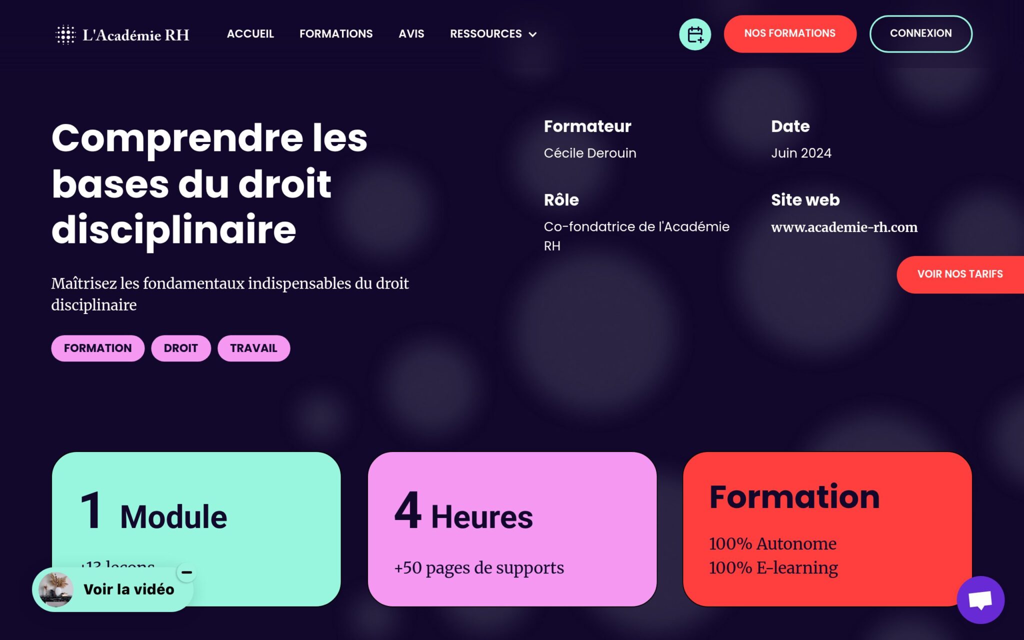 Le droit disciplinaire - Académie RH