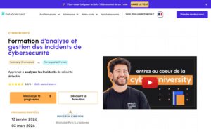 Analyste Cybersécurité – DataScientest.com