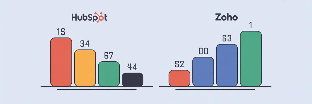 HubSpot vs Zoho CRM : comparatif des tarifs et rapport qualité-prix