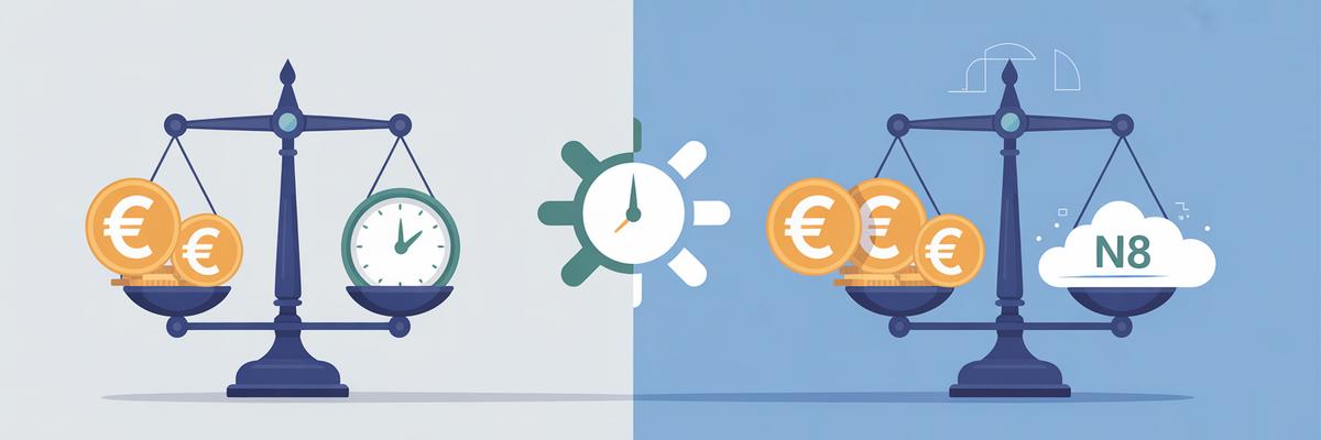 N8N: est-ce gratuit ou payant ? 3 Coûts réels et économies potentielles avec N8N