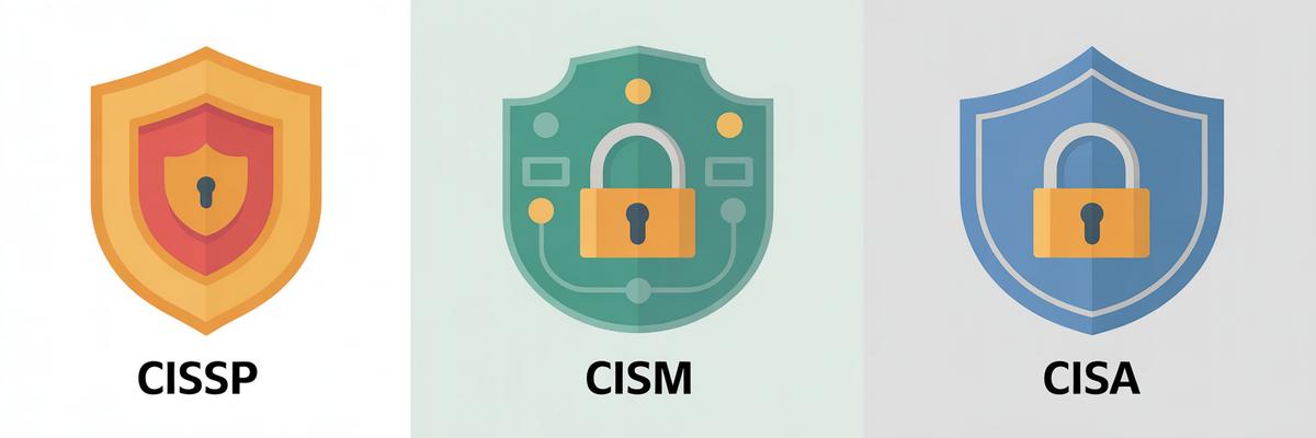 Comparatif rapide : CISM, CISSP et CISA pour les RSSI