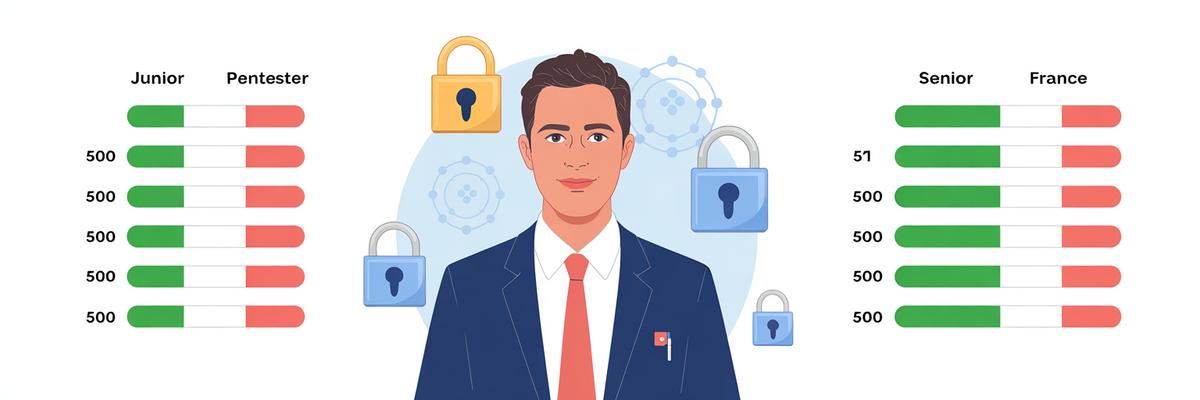 Salaire Pentester Junior vs Senior : la réalité du marché français en 2026 1 Panorama des salaires pentesters en France pour 2026 : juniors vs seniors