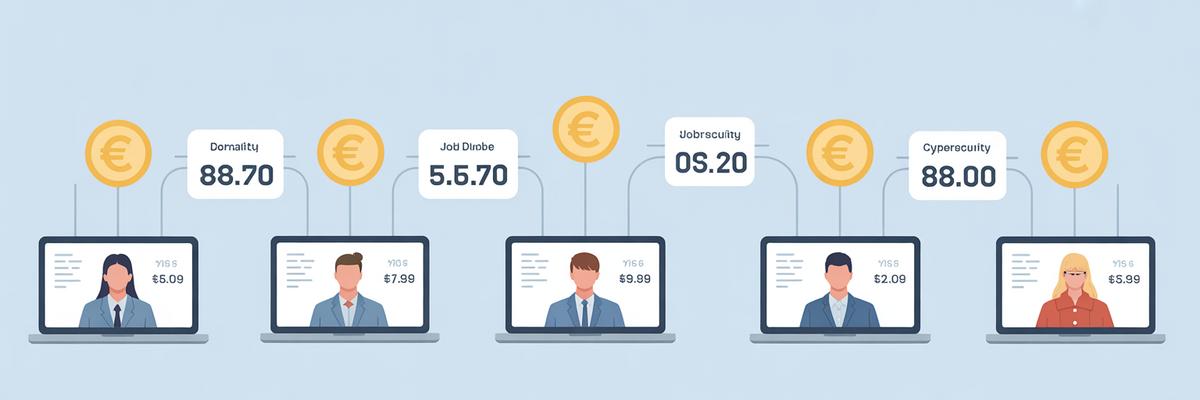 Salaire Cybersécurité Junior : combien gagne vraiment un débutant en France ? 2 Salaires détaillés par métier de la cybersécurité pour les juniors