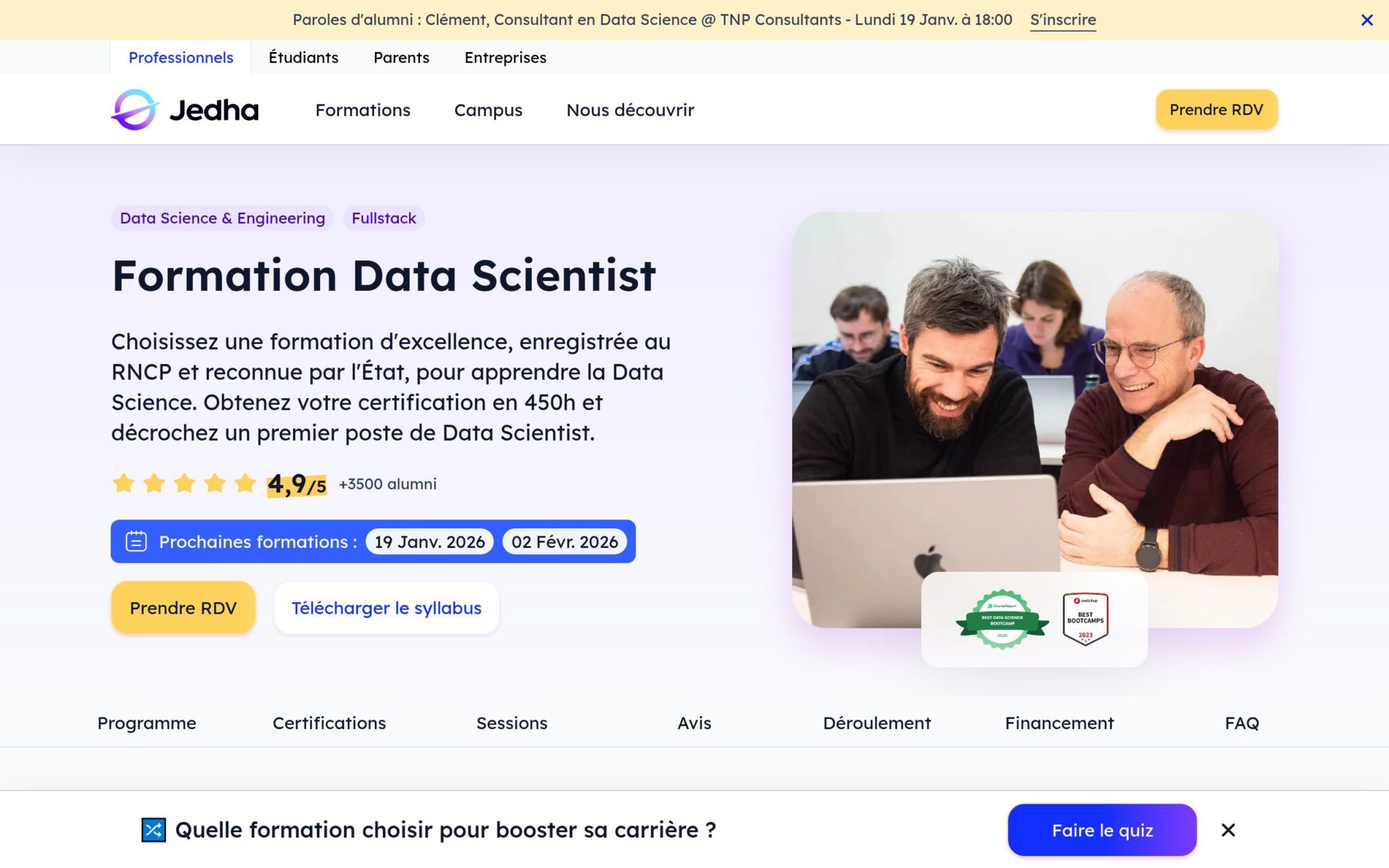 Data Science Fullstack - Jedha