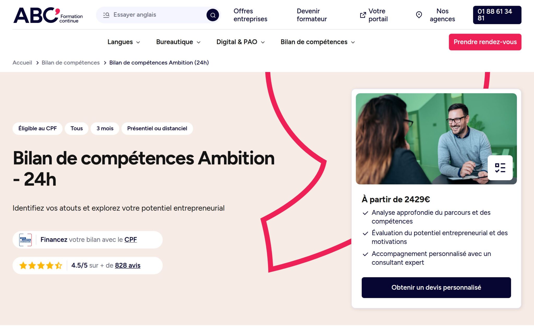 Bilan de compétences - Ambition 24 Heures - ABC FORMATION CONTINUE